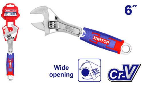 EMTOP 150mm Adjustable Wrench