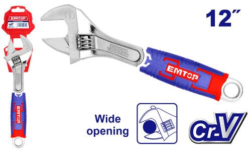 EMTOP 300mm Adjustable wrench
