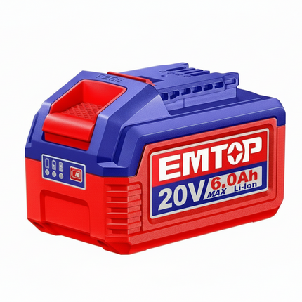 EMTOP 6AH 20V Lithium-Ion battery