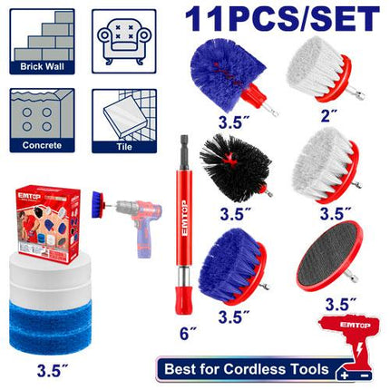 11 Pcs Cleaning brush set