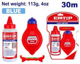 EMTOP 30mm Chalk line reel ECLR3001