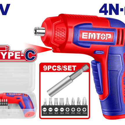 EMTOP Cordless screwdriver