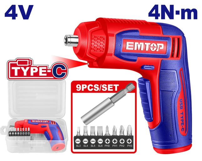 EMTOP Cordless screwdriver
