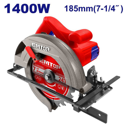 EMTOP 185mm Circular Saw 1400W