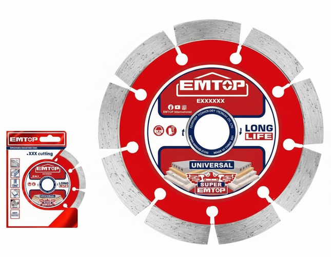 EMTOP 125mm WET & DRY Diamond Blade