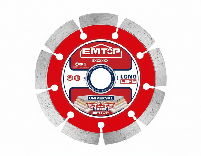 EMTOP 180mm WET & DRY Diamond Blade