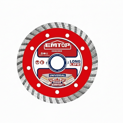 EMTOP 125mm WET & DRY Diamond Blade
