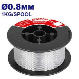 EMTOP 0.8mm 1Kg Flux Core Gasless MIG Wire