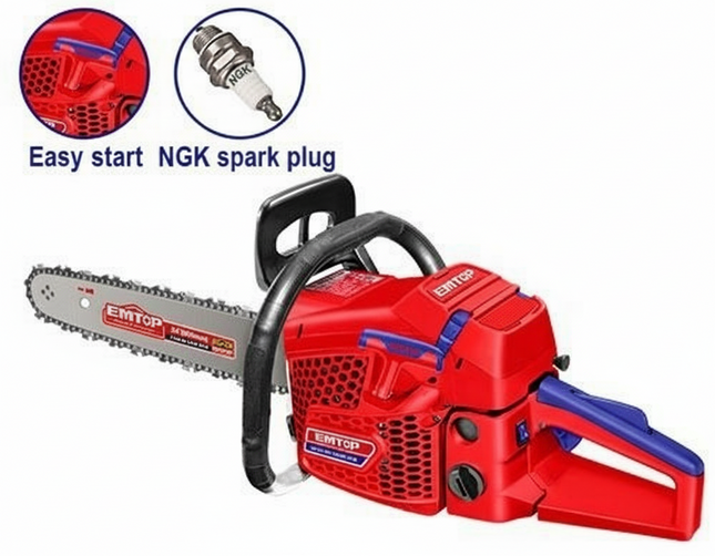 EMTOP 24" 605mm Petrol Chain Saw