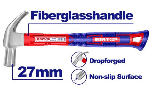 British type claw hammer