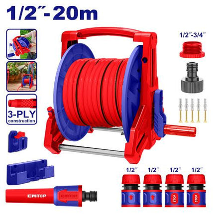 Hose reel set