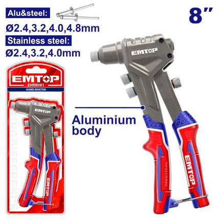 EMTOP 8" Hand Riveter (Alu & Steel)