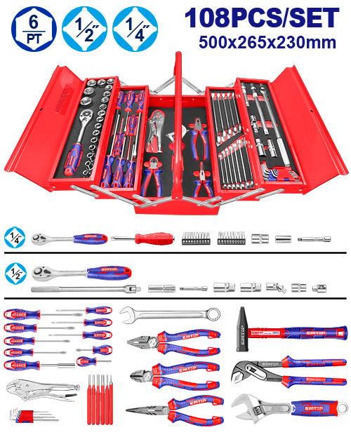 EMTOP 108 Pc Cantilever tool kit