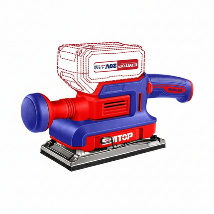EMTOP Cordless Finishing Sander