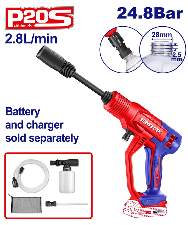 EMTOP Cordless Pressure Washer