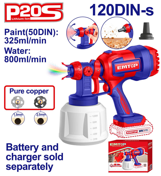 EMTOP Cordless Spray Gun