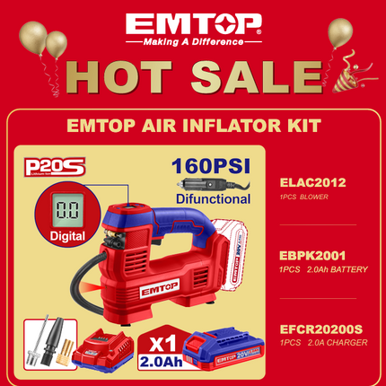 EMTOP AIR INFLATOR KIT