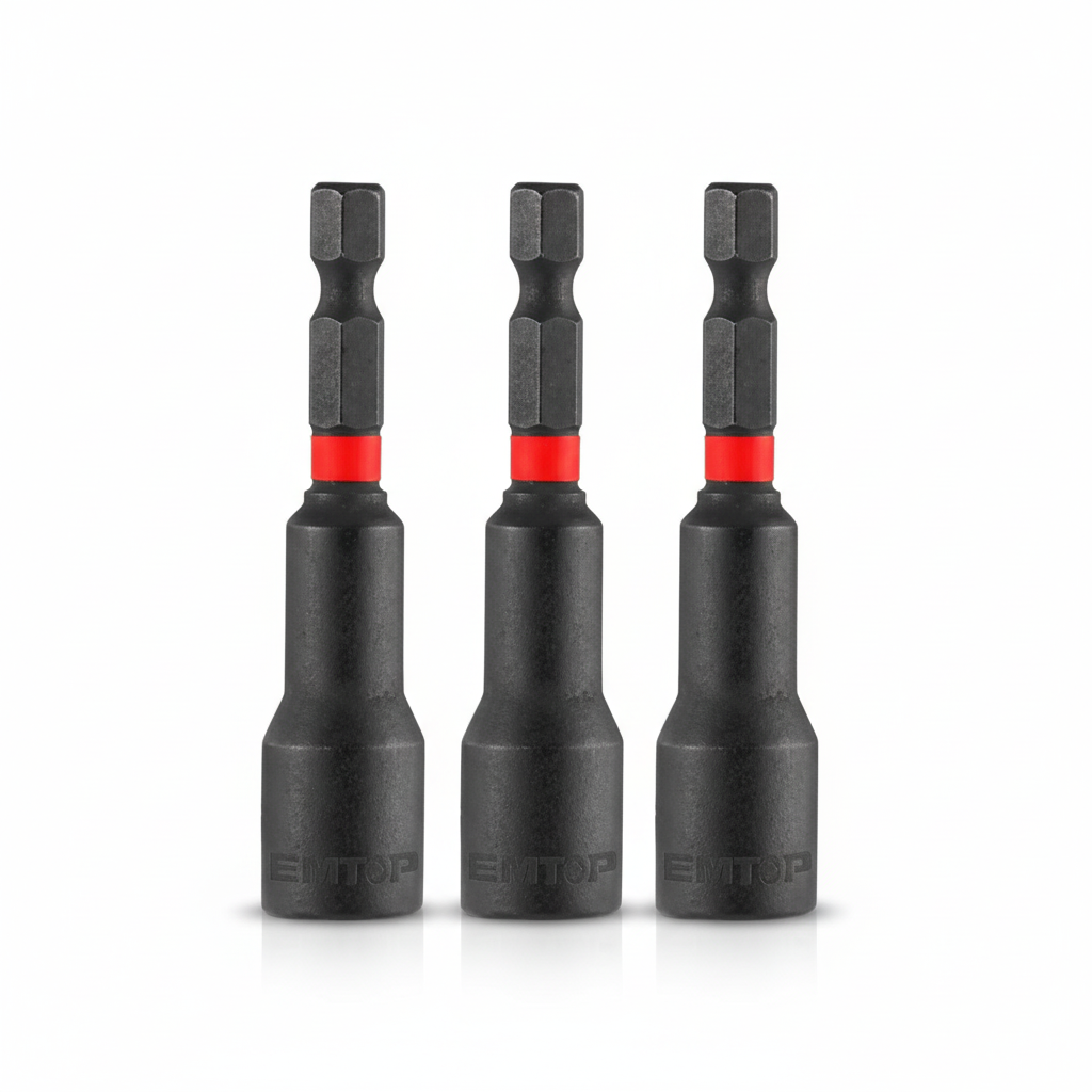 EMTOP 3 Pc Impact Magnetic Nut Set 10mm