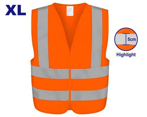 EMTOP Safety Vest in High Vis with Reflection Tape