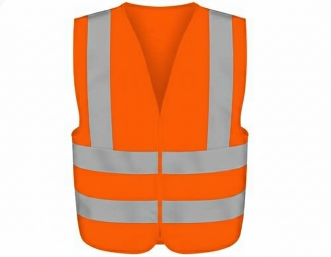 EMTOP Safety Vest in High Vis with Reflection Tape