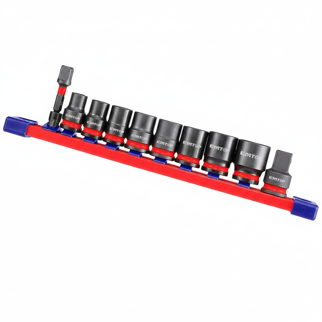 EMTOP 10 Pc 3/8" Impact Socket Set EMSSD38104