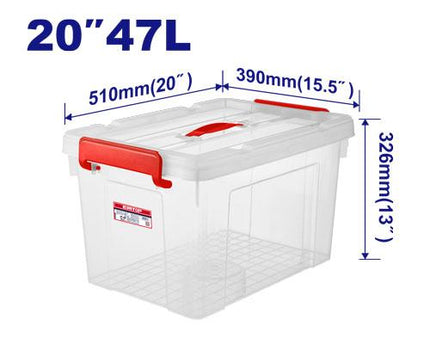 EMTOP 47L Heavy Duty Plastic storage box