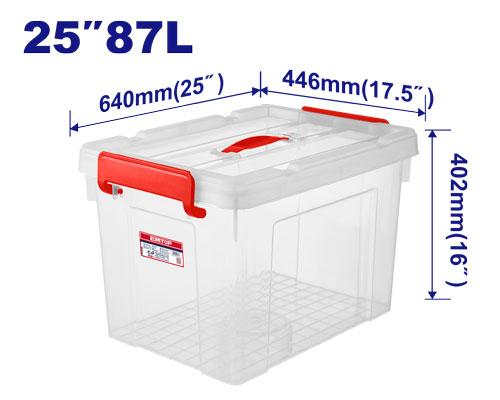 EMTOP 87L Heavy Duty Plastic storage box