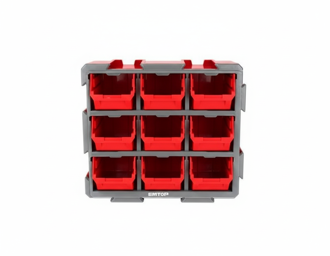 EMTOP Modular storage tower red