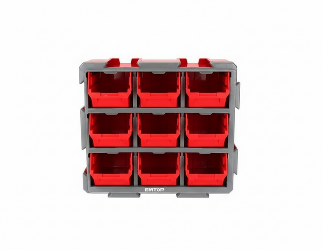 EMTOP Modular storage tower red