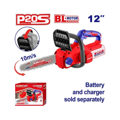 EMTOP 20V 12" (300MM) Cordless Chain Saw ELGA20126