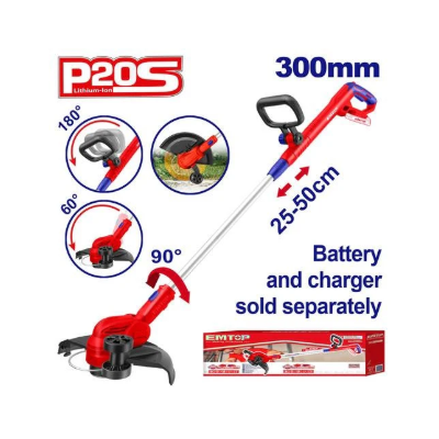 EMTOP 20V Cordless Gass Trimmer ELGT20328