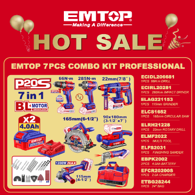 EMTOP 7PC COMBO KIT PROFESSIONAL