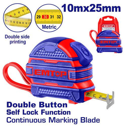 EMTOP 10M Measuring Tape