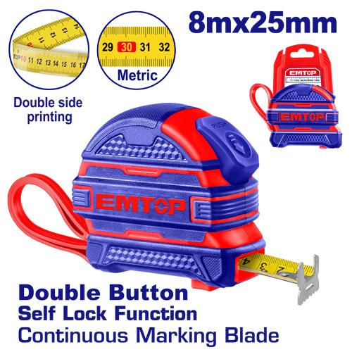 EMTOP 8m Measuring Tape