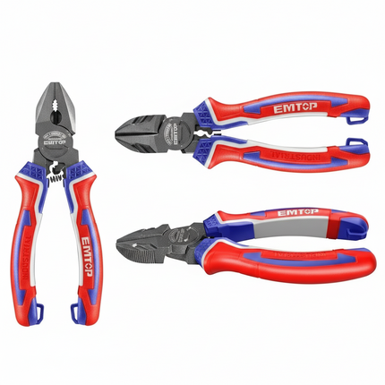 EMTOP 160mm High Leverage Diagonal Cutting Plier