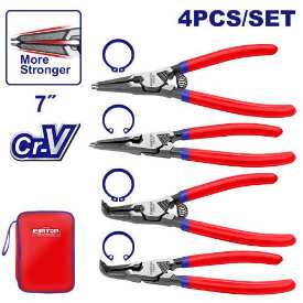 EMTOP 4 Pc Circlip Pliers Set EPLSC7411