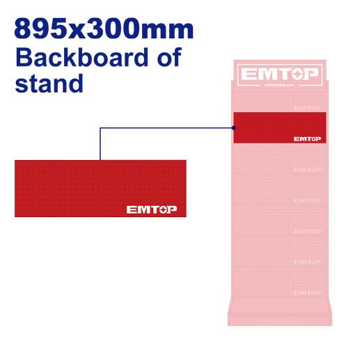 Backboard of EMTOP Stand