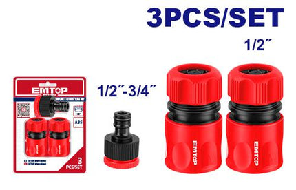 3 Pcs hose quick connectors set