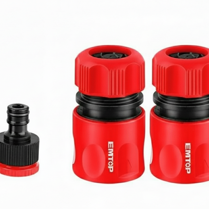 EMTOP 3 Pc Plastic Hose Connector Set
