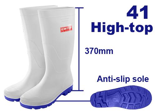EMTOP Rain Boots White