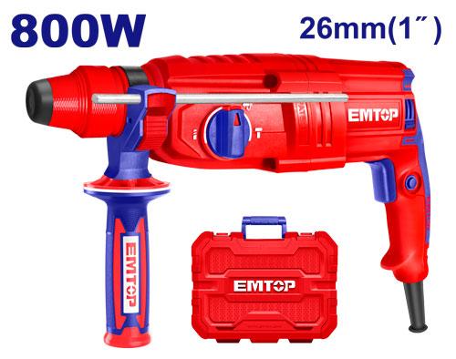 EMTOP 800W SDS Plus Rotary Hammer Drill