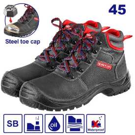 EMTOP Safety Boots Black ESBS41SB45