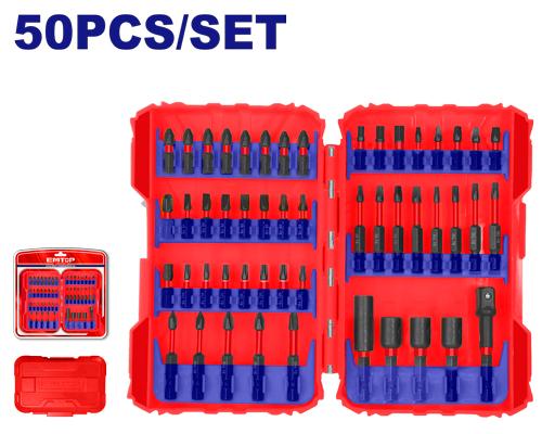 50 Pcs impact screwdriver bits set