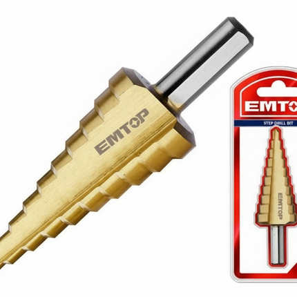 EMTOP 4-22mm Metal Step Drill Bit