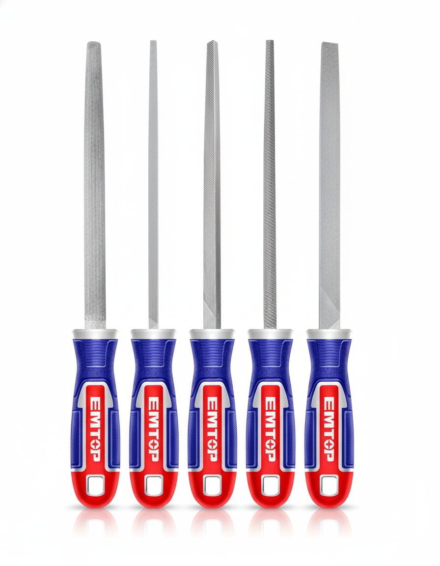 EMTOP 5 Pc Steel File Set