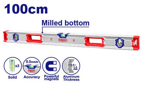EMTOP 1000mm Magnetic Spirit Level