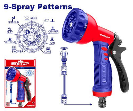 EMTOP Plastic Hose Trigger Nozzle