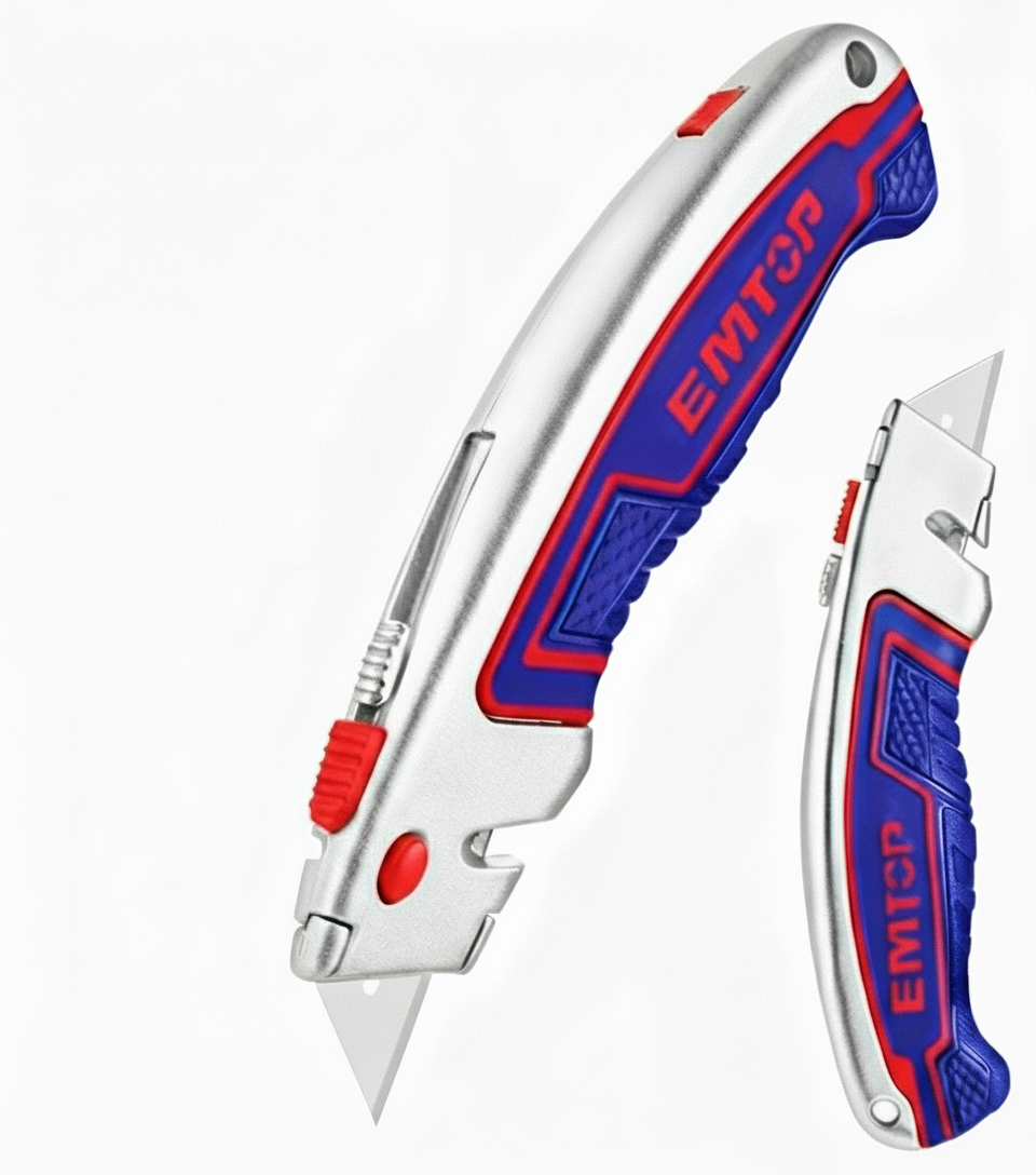 EMTOP Utility Knife with 6 Blades ESNKT6128