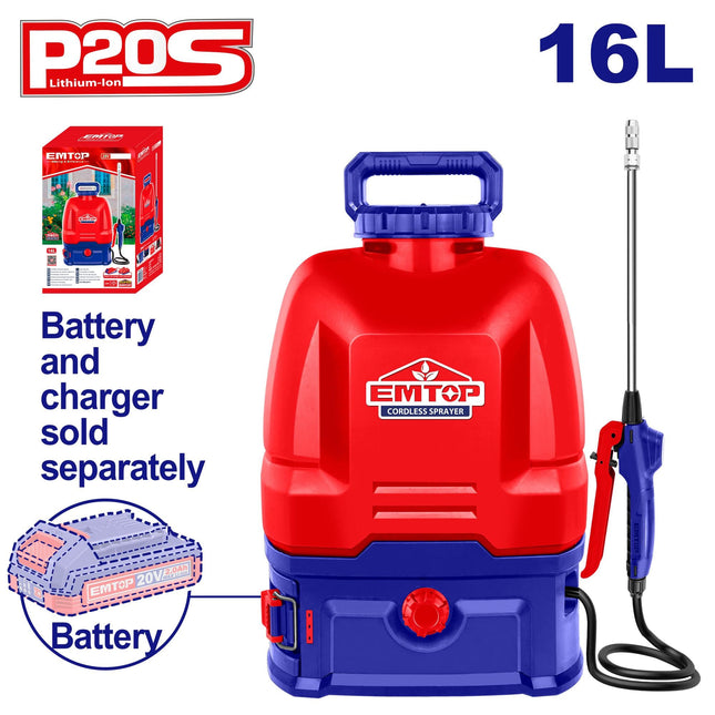 EMTOP Cordless sprayer