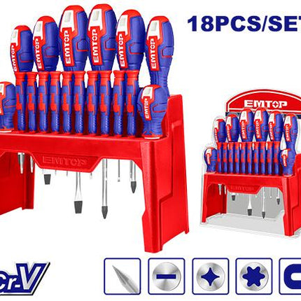 18 Pcs screwdriver and precision screwdriver set